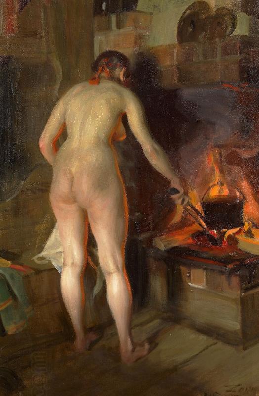 Anders Zorn Cooking Potatoes